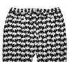 Mens Pants Joggers Black White Abstract Drawstring Loose Harem Casual Beach XL