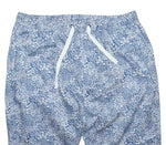 Mens Pants Joggers Blue White Floral Drawstring Loose Harem Casual Beach XL
