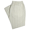 Mens Pants Joggers Beige Striped Elastic Waist Drawstring Loose Harem Casual XL