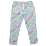 Mens Pants Joggers Multicolor Geometric Drawstring Loose Harem Casual Medium