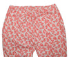 Mens Pants Joggers Red White Floral Drawstring Loose Harem Casual Beach Party XL