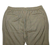 Mens Pants Joggers Green Orange Plaid Drawstring Loose Harem Casual Beach XL