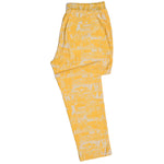 Mens Pants Joggers Yellow Graphic Nautical Drawstring Harem Casual Beach Large