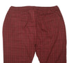 Mens Pants Joggers Red Plaid Check Cotton Drawstring Loose Harem Casual Beach XL