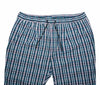 Mens Pants Joggers Blue Green Red Plaid Seersucker Drawstring Loose Harem XL