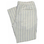 Mens Pants Jogger Beige Gray Striped Drawstring Loose Harem Casual Beach Medium