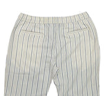 Mens Pants Jogger Beige Gray Striped Drawstring Loose Harem Casual Beach Medium