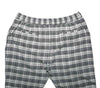 Mens Pants Joggers White Black Plaid Cotton Drawstring Loose Harem Casual XL