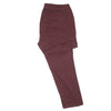 Mens Pants Joggers Burgundy Cotton Stretch Drawstring Loose Harem Casual XL