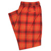 Mens Pants Joggers Red Black Plaid Drawstring Loose Harem Casual Beach Large