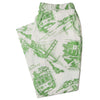 Mens Pants Joggers Green White Graphic Drawstring Loose Harem Casual Beach Large