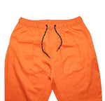 Mens Pants Joggers Orange Cotton Stretch Drawstring Harem Casual Beach Large