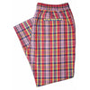 Mens Pants Joggers Multicolor Plaid Check Drawstring Loose Casual Beach Large