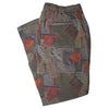 Mens Pants Joggers Green Orange Abstract Geometric Drawstring Loose Harem Large