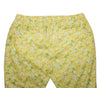 Mens Pants Joggers Yellow Green Floral Drawstring Loose Harem Casual Beach XL