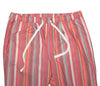 Mens Pants Joggers Pink Purple Orange Striped Drawstring Harem Casual Beach XL