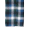 Mens Gurkha Pants Blue White Green Plaid Check Wool Slim Straight Flat Front 34