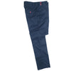 Mens Gurkha Pants Navy Blue Cotton Slim High Waist Flat Front Dress Trousers 34