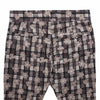 Mens Gurkha Pants Brown Beige Floral Plaid Straight High Waist Flat Front 32