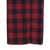 Mens Gurkha Pants Red Blue Plaid Check Slim High Waist Flat Front Trousers 32