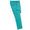 Mens Gurkha Pants Turquoise Slim Straight High Waist Flat Front Trousers 32