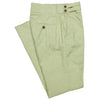 Mens Gurkha Pants Green Geometric Slim High Waist Flat Front Dress Trousers 32