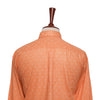 Mens Shirt Button Up Orange Polka Dot Linen Cotton Summer Dress Casual Beach XL