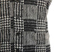 Mens Vest Suit Lapel Black White Geometric Abstract Dress Formal Waistcoat XL 46