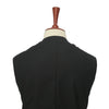 Mens Vest Suit Lapel Black Textured Cotton Blend Formal Wedding Waistcoat XL 46